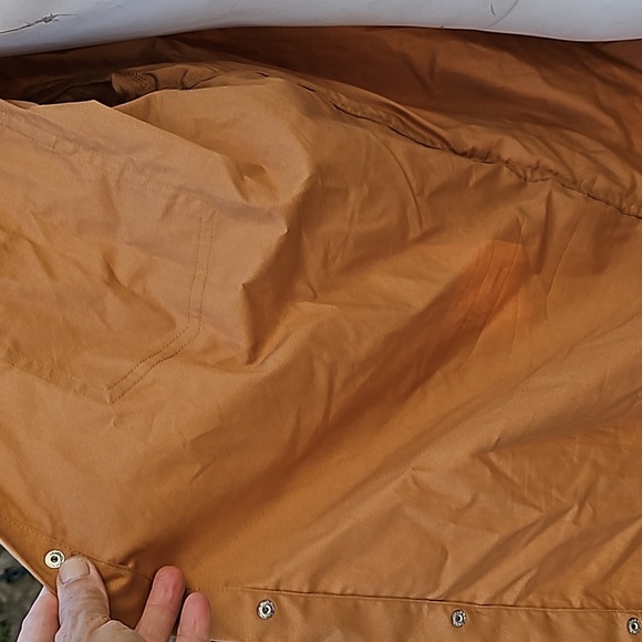 Wyoming Traders XXL FORMER TEXAS RANGERS rust brown cotton Blend pearl snaps - Picture 8 of 11